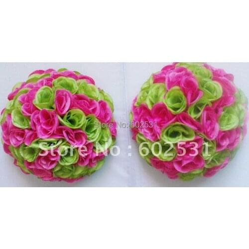 SPR 25cm mix color wedding kissing ball bride flowers decorations artificial rose flower ball party decorative factory sales