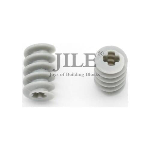 Technic Gear Worm Screw Long 4716 Bevel DIY Building Blocks Bricks Particles with Compatible Accessories Combination Mechanical