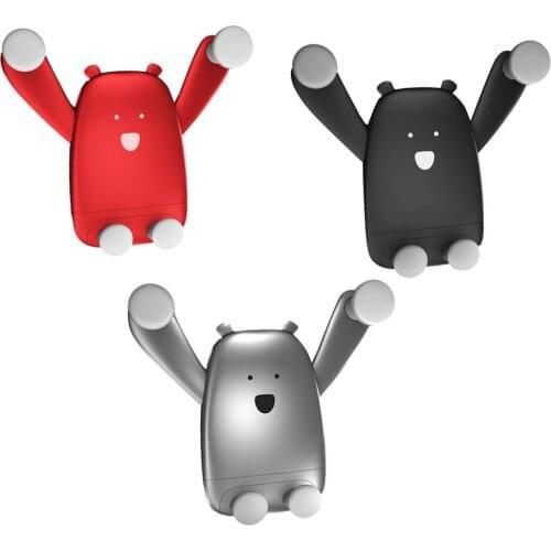 Universal Car Air Vent Clip Phone Holder Car Mobile Phone Gravity Bracket Car Air Outlet Navigation Fixed Support Mobile Holder