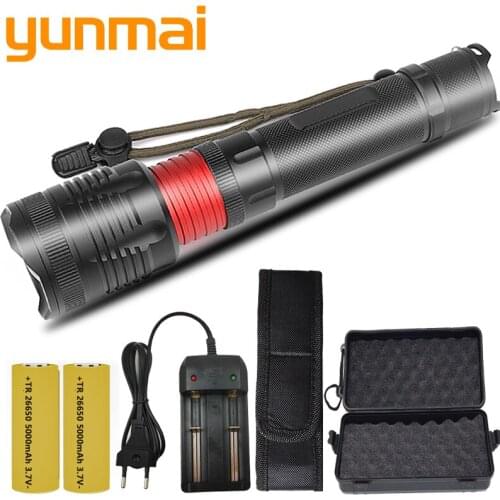 XHP70.2 32w Powerful Zoom Lens Tactical LED Flashlight 2* 18650 Or 26650 Battery Bulb Waterproof Aluminum Aklamp Voor Outdoor Ce