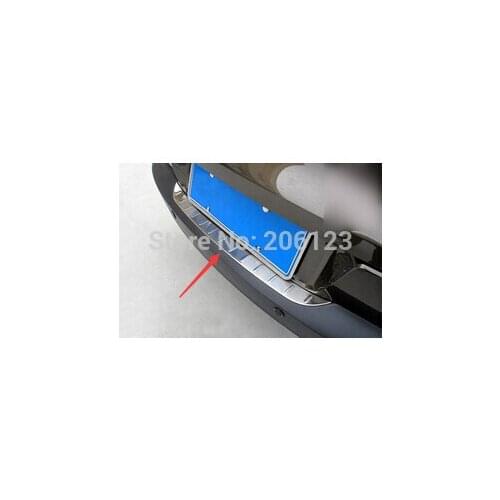 Outside Rear bumper protector trunk scuff plate step cover 1pcs For Volkswagon Tiguan 2015 2014 2013 2012 2011 2010