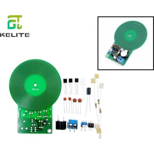 10PCS DIY Kit Metal Detector Kit Electronic Kit DC 3V-5V 60mm Non-contact Sensor Board Module Electronic Part Metal Detector DIY