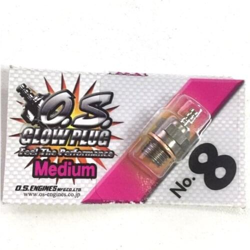 100% Original OS8 NO.8 O.S. OS8 medium plug N Glow Plugs For OS Engine