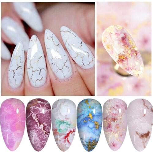 100x4cm Foils Nail Paper Marble Series Nail Transfer Stickers Slider Nail Art Decorations Decal DIY Design Tips Accessories