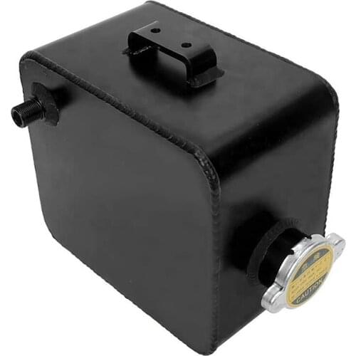 2.5L Water Coolant Tank Universal Aluminum 1.3 Bar Pressure Expansion Overflow Recovery Reservoir Tank