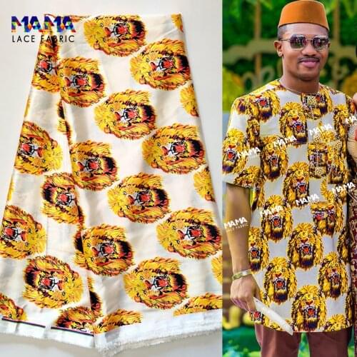 2021 Unique Design African Printing Silk Lace Chiffon Material Traditional Wedding Bride Dress Sewing Nigerian George Material