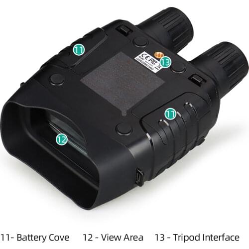 4X Digital Binocular night vision for rifle scope for hunting/camping black color GZ270028