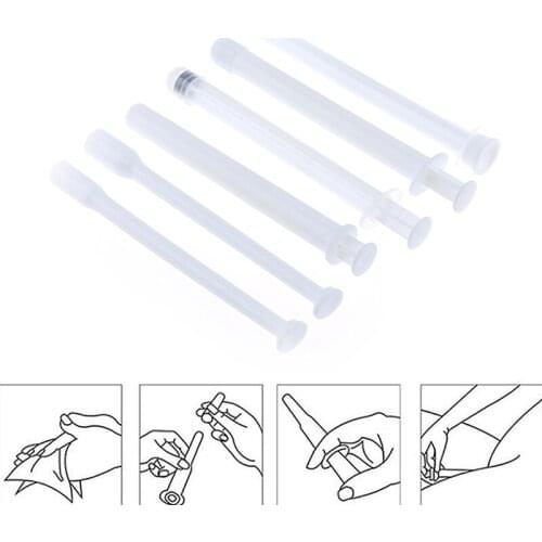 5 Pcs/set Fashion Vaginal Applicator Lubricant Injector Syringe Lube Launcher Health Care Tools