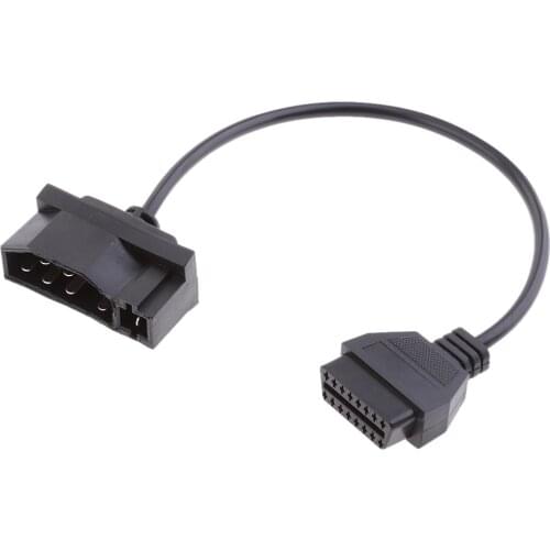 Car Diagnosis Cable Adapter 7 Pins Male OBD1 To OBD2 OBDII 16 Pins Diagnostic Tool Cable 29cm For Ford EFI Car Accessories