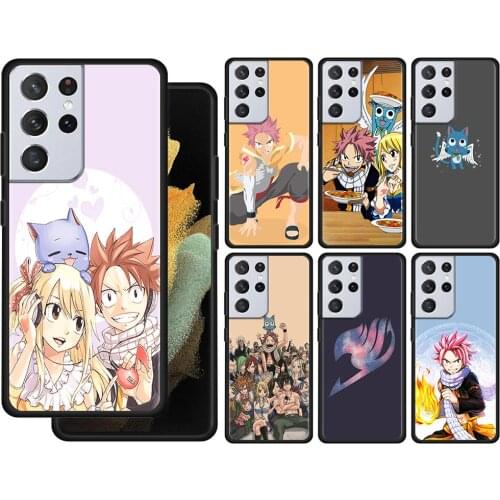 Case For Samsung Galaxy S21 S20 UltrA S21 S20 FE S10 S9 S8 Plus S7 Edge S10Lite S10e Shell Cover Silicone Fairy Tail