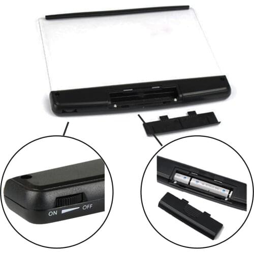 Reading Night Light Creative Flat Plate For Home Bedroom LED Book Light Portable Travel Dormitory Led Desk Lamp Protect Eyes