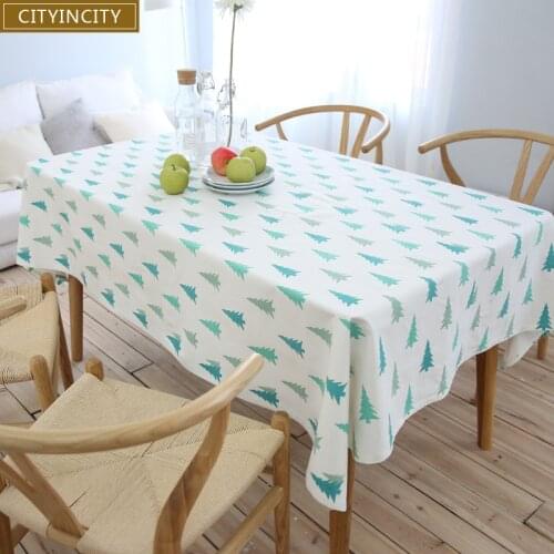 CITYINCITY Cotton Tablecloths