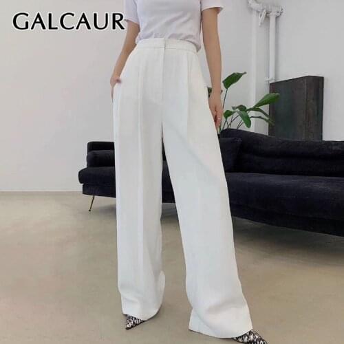 Женские брюки широкие GALCAUR China At AliExpress