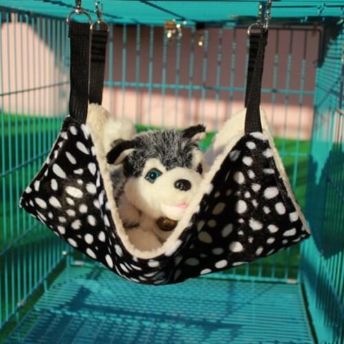Pet Kitten Cat Hammock Removable Hanging Soft Bed Cages Small Dog Bed Cover Bag Blankets For Chair Kitty Rat Pets Swing