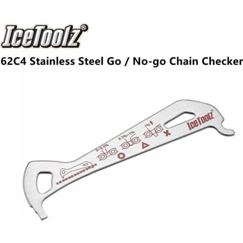 IceToolz 62C4 Stainless Steel Go / No-go Chain Checker Bicycle Repair Tools ICE TOOLZ