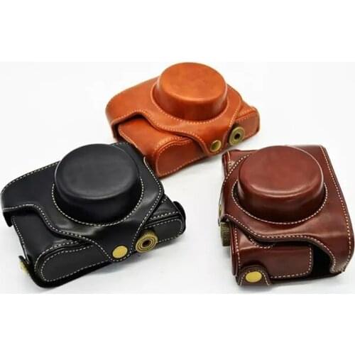 PU Leather case Camera Bag for Finepix Fujifilm Fuji X30 X-30 Protector case shoulder bag with strap
