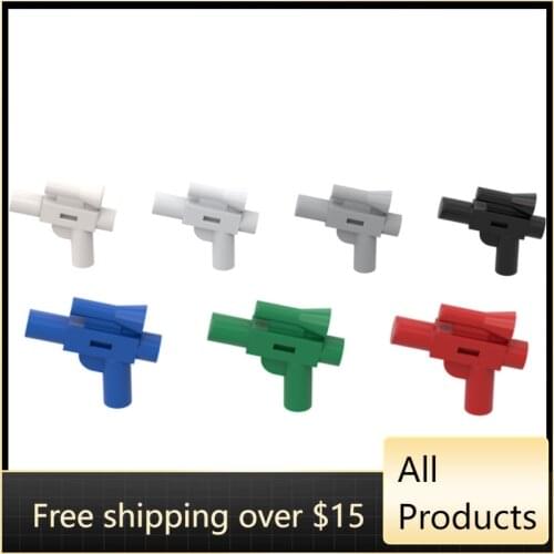 10PCS High-Tech Assemble Particle 92738 Lasers Gun Short Building Blocks Kit Part Idea DIY Toys For Children Birthday Gifts