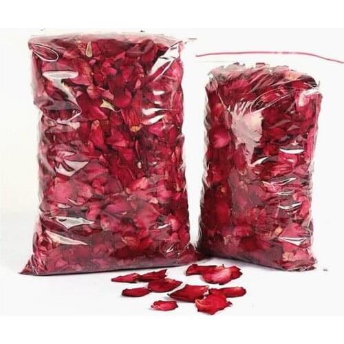 50g Natural Dried Rose Petals Bath Dry Flower New Romantic Petal Spa Whitening Shower Aromatherapy Bathing Supply