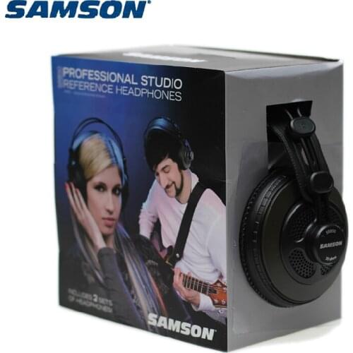 Original Samson SR850 professional monitor Headphone Semi-open Studio Headset one pair two pieces package