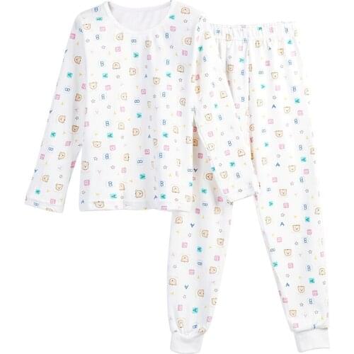 Children Pajamas Baby Clothing Set Kids dinosaur Cartoon Sleepwear Autumn Cotton Nightwear Boys Girls Animal Pyjamas Pijamas Set