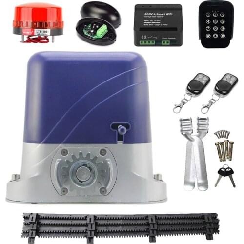 500KG Sliding Door Remote Control Automatic Door Opener 4M Nylon Frame WIFI Relay Intelligent Control Access Control System