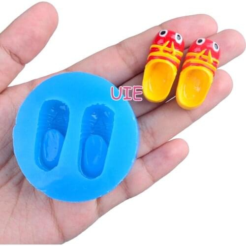 FYL647U 29.7mm x 12.9mm Silicone Mold Fondant Cake Decoration Candy Resin Clay Earrings Necklace Craft Soap Candle FOOD SAFE