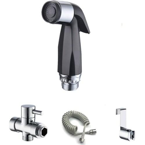 1set ABS Bidet Faucet Bath Toilet Bidet Sprayer Muslim Shower Mixer Tap Portable Hand Shower Ducha Higienica