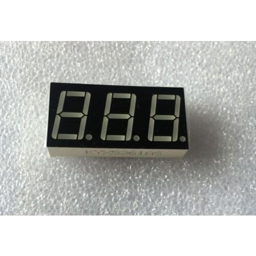 0.56inch 3digits red 8 segment led display 5361AS/5361BS 10pcs