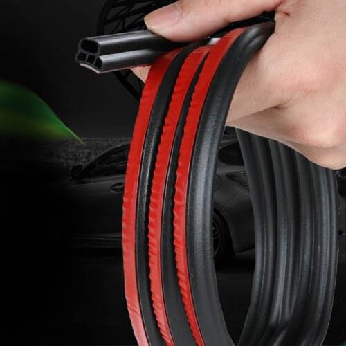 2M Car Roof Protector Seal Noise Insulation Car Door Weatherstrip Front Rear Windshield Edge Sealing Strip Sticker Accessory