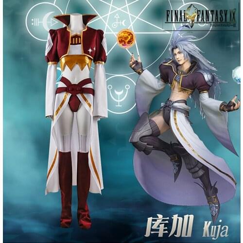 High Quality FF 9 Final Fantasy IX Cosplay Kuja cosplay costume custom made
