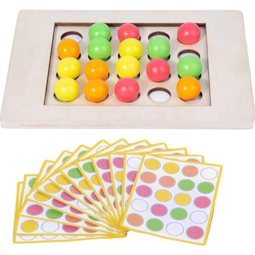 1 Set Of Kids Finger Balls Educational Board Game Finger Board Ball Rolling Toy Interactive Game Toy