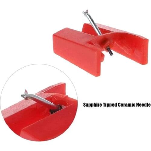 1pc sapphire tipped ceramic needle for stylus vinyl Phono player