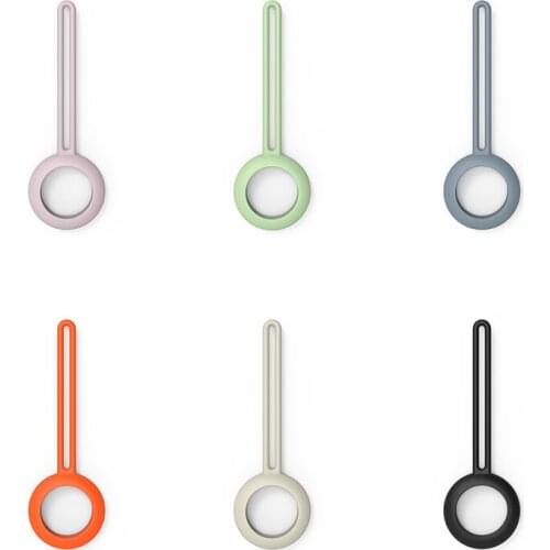 1PC Apple Airtags Liquid Silicone Protective Sleeve Bluetooth Tracker Protective Cover Apple Locator Tracker Protective Sleeve