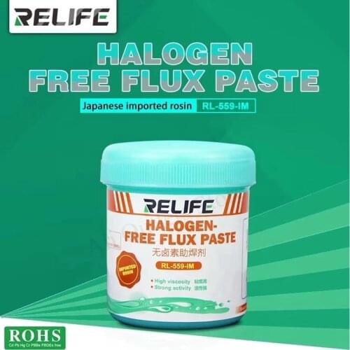 100G High Quality Halogen-Free RELIFE RL-559-IM Flux Paste For Motherboard SMT BGA Reballing Soldering Welding Repair Tools