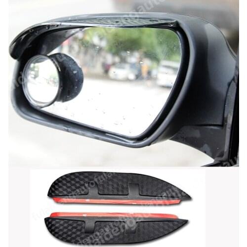 2pcs For Porsche Cayenne 2018-2021 Carbon fiber ABS Rearview Mirror Rain Eyebrow Trim car accessories
