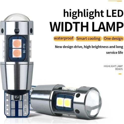 2pcs High Quality T10 W5W 3030 LED Canbus Car Interior Light Parking Marker Lamp Auto Wedge Clearance Bulbs 12-28V Truck Lights