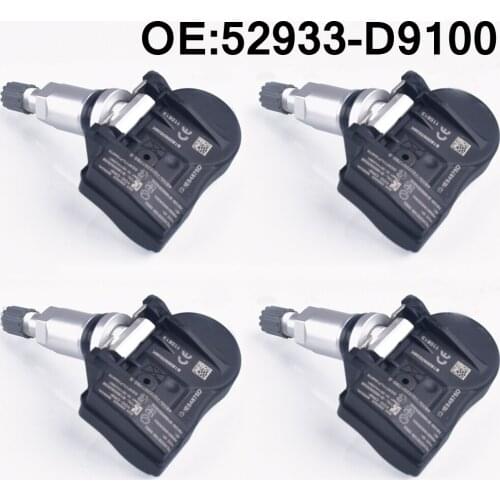 4X new waterproof car tpms Tire Pressure Monitor Warning System Sensor 433MHz For kia HYUNDAI ELANTRA IONIQ SANTA VELOSTER