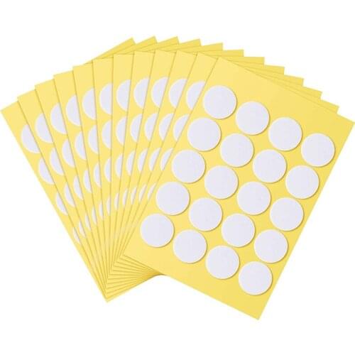 600 Pieces of Candle Wick Stickers Candle Making Stickers Heat-Resistant Double-Sided Stickers for Candle DIY