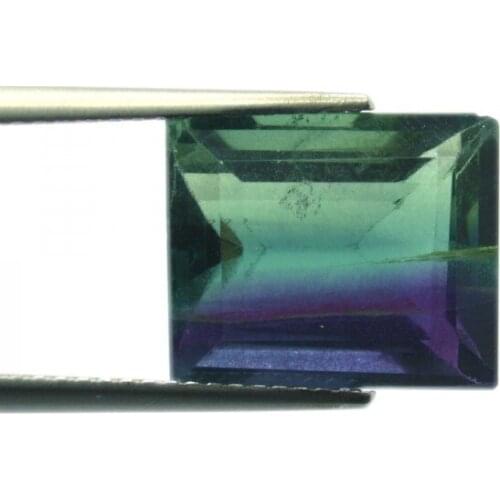 9,57 ct. Fluorite Right Baguette Shape