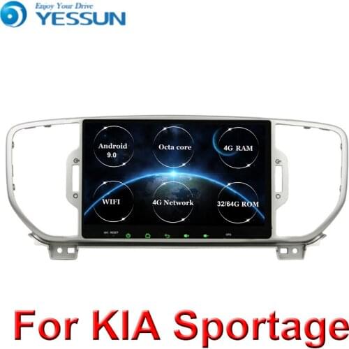 Android 9.0 DSP 4G RAM Octa core Car Radio Multimedia Player GPS Navigator For KIA Sportage 4 2016 2017 2018 2019 Audio 2Din
