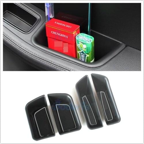 Car Styling Door Holder Tray Armrest Glove Storage Box Car Organizer Container Console 2014-2018 For Porsche Macan Accessories