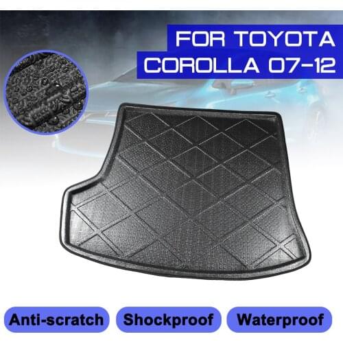 Car Floor Mat Carpet Rear Trunk Anti-mud Cover For Toyota Corolla 2007 2008 2009 2010 2011 2012