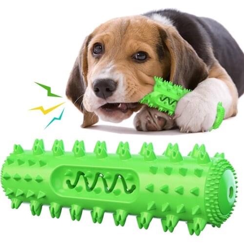 Pet Cleaning Toy Supplies Dog toys Dog Molar Toothbrush Toys Chew Cleaning Teeth Elasticity Soft Puppy Dental Care Extra-tough