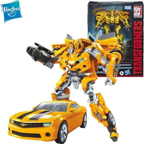 Original Hasbro Transformers Toys Deluxe Class Bumblebee Camaro Studio Series SS49 Action Figure Model Toy Adults and Kids