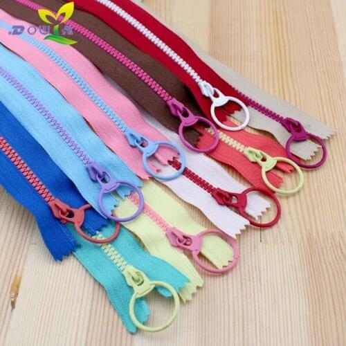 Smoothly color resin zipper provided cyclamic head super super cute adorable 20CM 30CM 10 color options