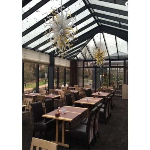 Spanish Multicolor Lamps Multi Color Big Party Christmas Lights Hand Blown Glass Villa Lighting Chandelier for Dining Room