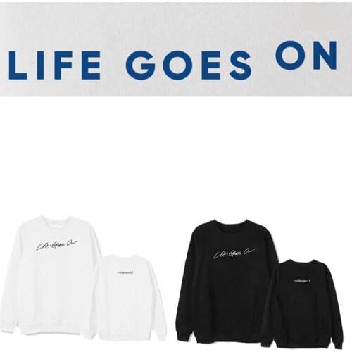 Kpop Bangtan Boys New Album BE Sweatshirts hoody hoodies Life goes on Fashion Hooded Women Girls Tops Outwear turtle neck