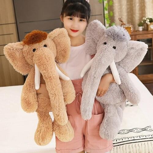 Mammoth Elephant Toys Baby Soft Stuffed Animal Mammuthus Toys for Sleeping Pillow Elephant Plush Toys Kids Baby Christmas Gift
