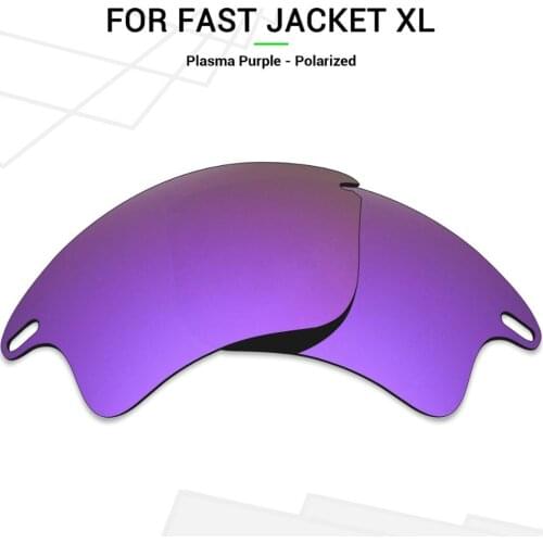 Mryok POLARIZED Replacement Lenses for Oakley Fast Jacket XL Sunglasses Plasma Purple