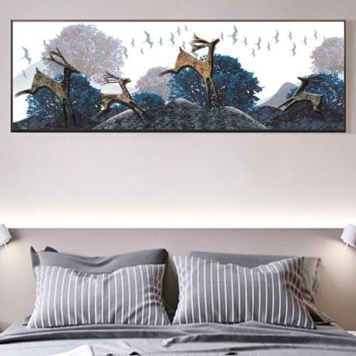 Wall Picture Art Landscape Art Print Trees Posters Picture Wall Art Painting Decoration for Living Room No Frame Canvas Painting